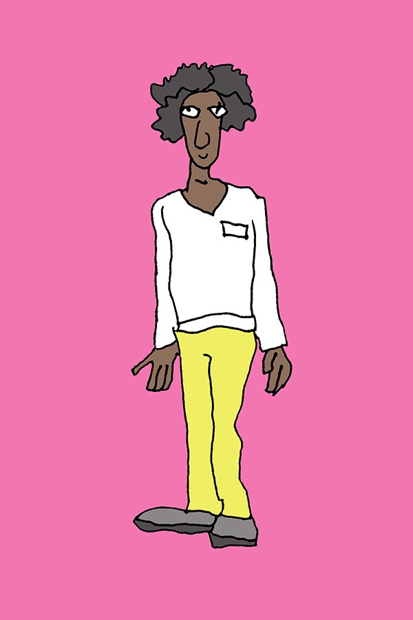 Illustration einer Fachpflegeperson