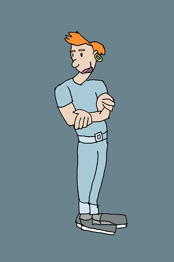 Illustration einer Transperson